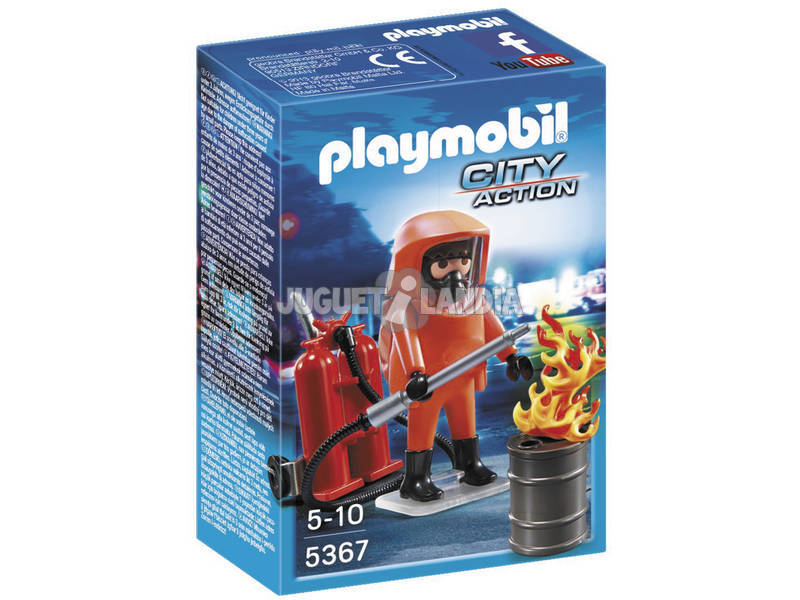 Playmobil Spécialiste en Extinction d'Incendies