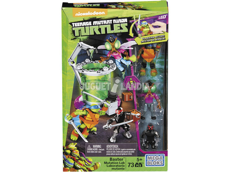Mattel Mega Blocks Tartarughe Ninja - Il laboratorio delle mutazioni