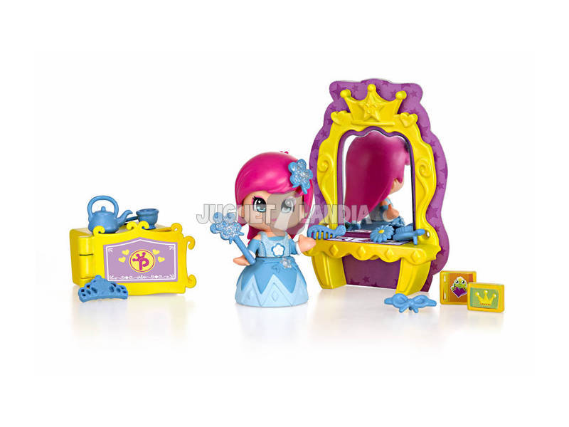 Figura Pin y Pon Princesa Con Espejo Mágico Famosa 700012736