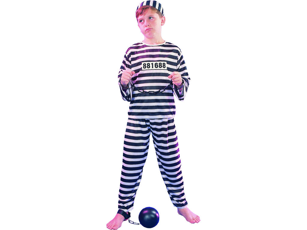 Déguisement Prisonnier pour Enfant Taille L