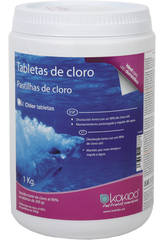 Cloro 90% Tabletas 200 Gr. de Disolucion Lenta 1 Kg. Bestway K1038Q