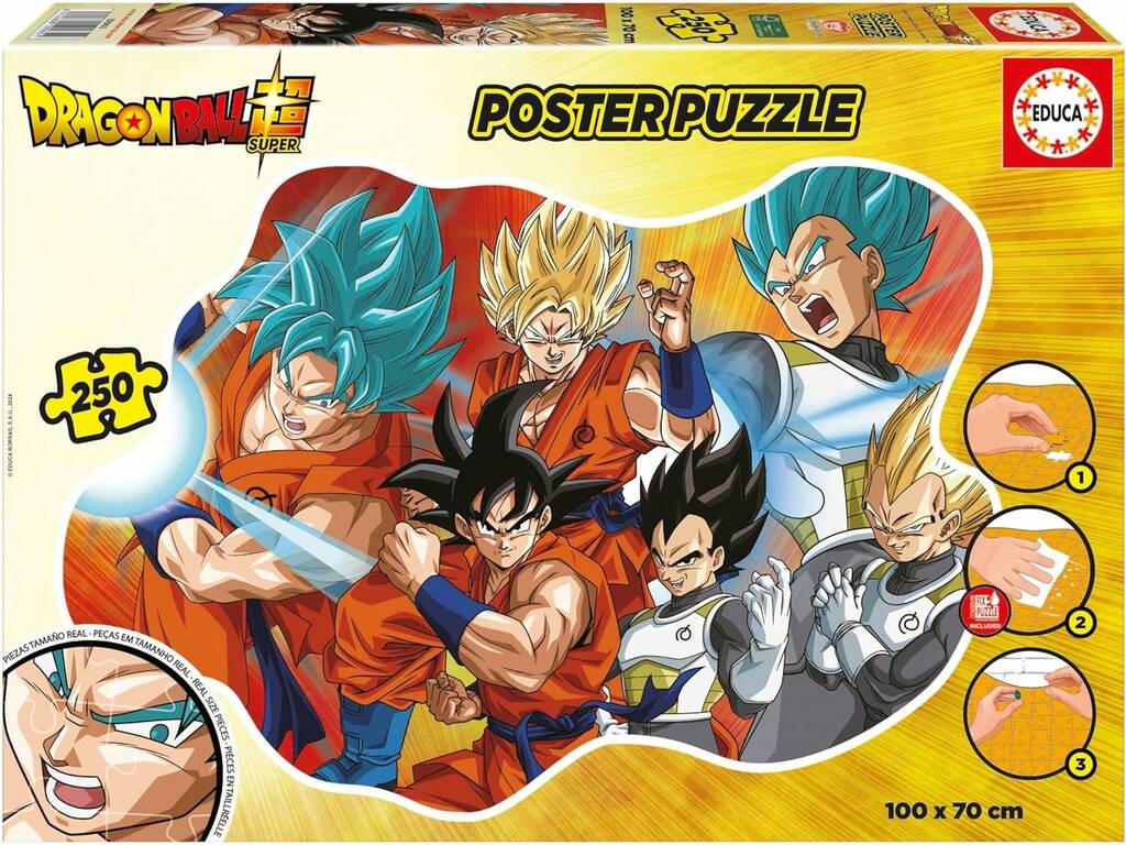 Dragon Ball Super Poster Puzzle 250 Peças Educa 19965