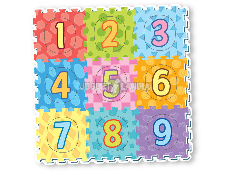 Tappeto Puzzle Numeri