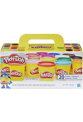 Play-Doh Pack Súper Color 20 Botes Hasbro A7924