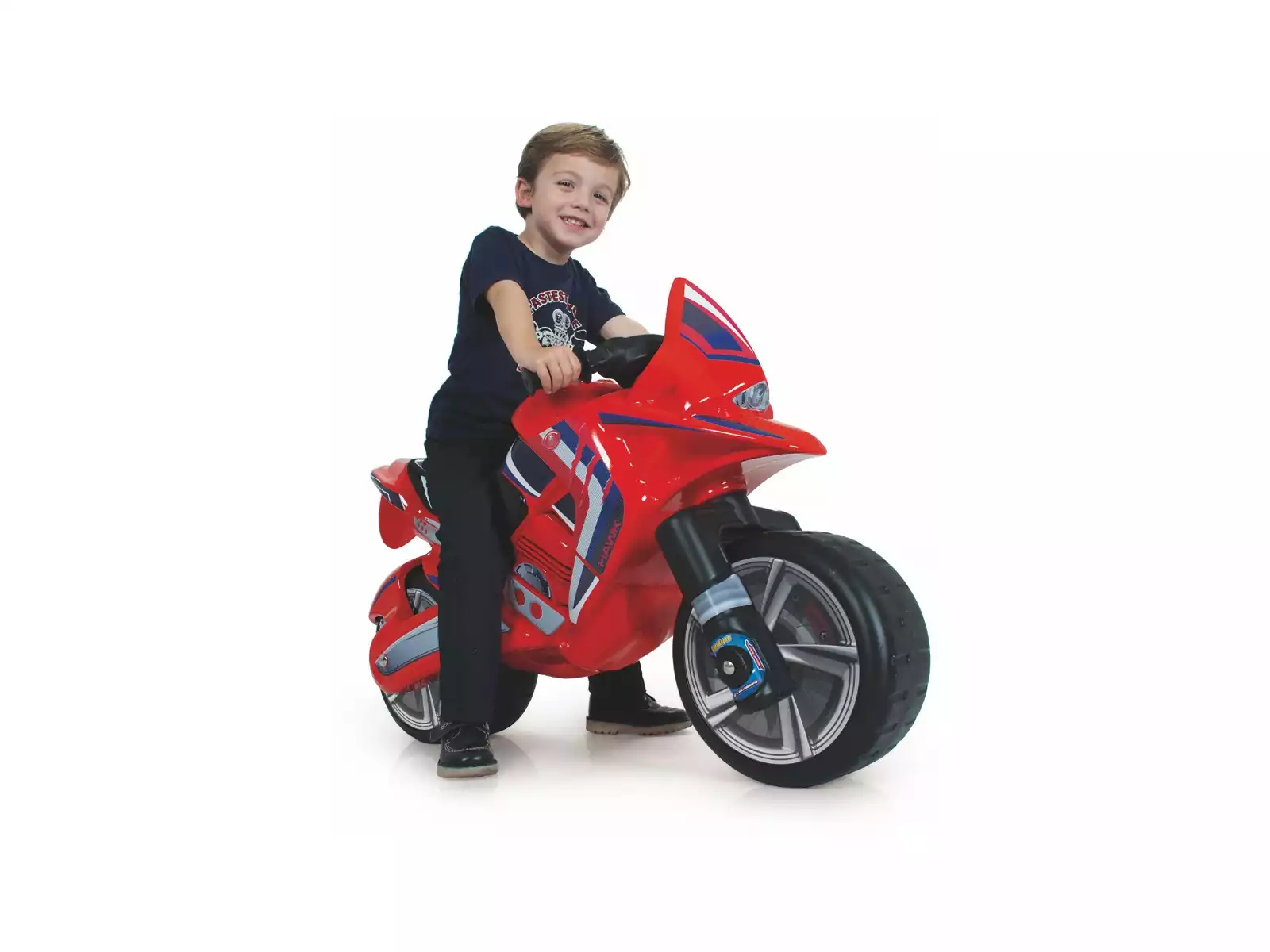 Chicos - Correpasillos Mini Custom con Cuatro Ruedas para Mayor Estabilidad, Bicicleta de Equilibrio Bebe a Partir de 10 Meses, Moto Juguete Bebe 1 año