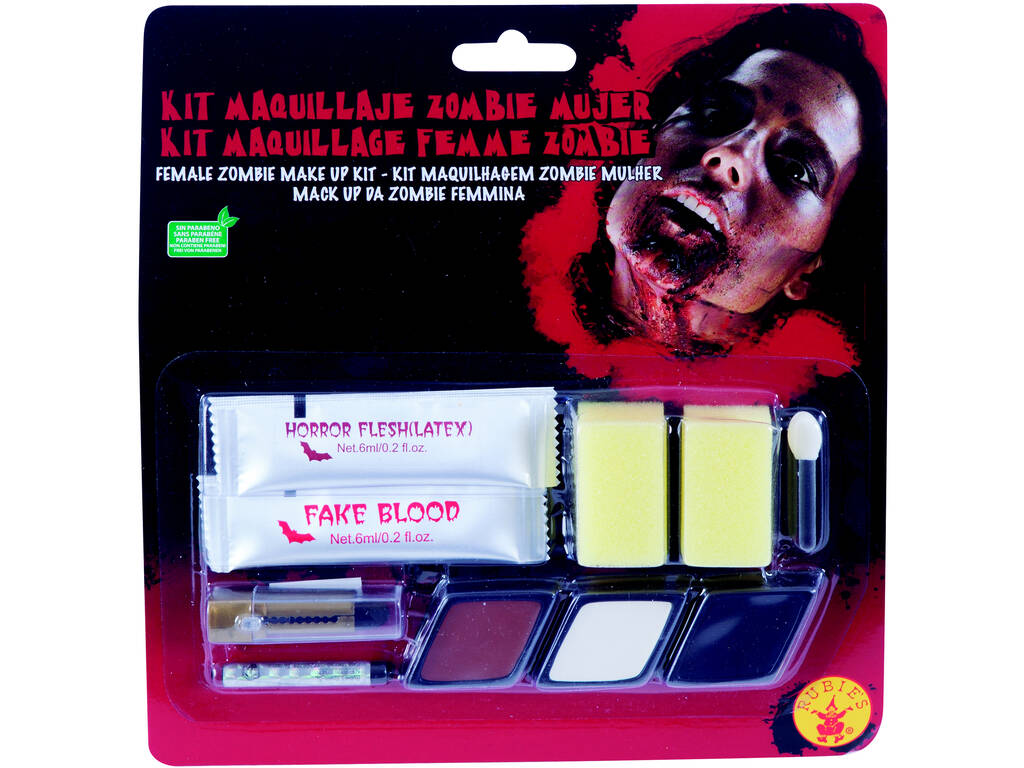 Kit de Maquillage Zombie Femme Rubies 33670