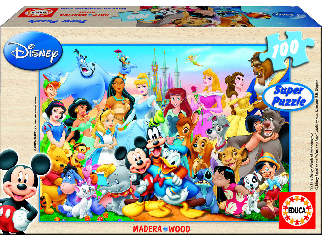 Puzzle Merveilleux Monde de Disney 100