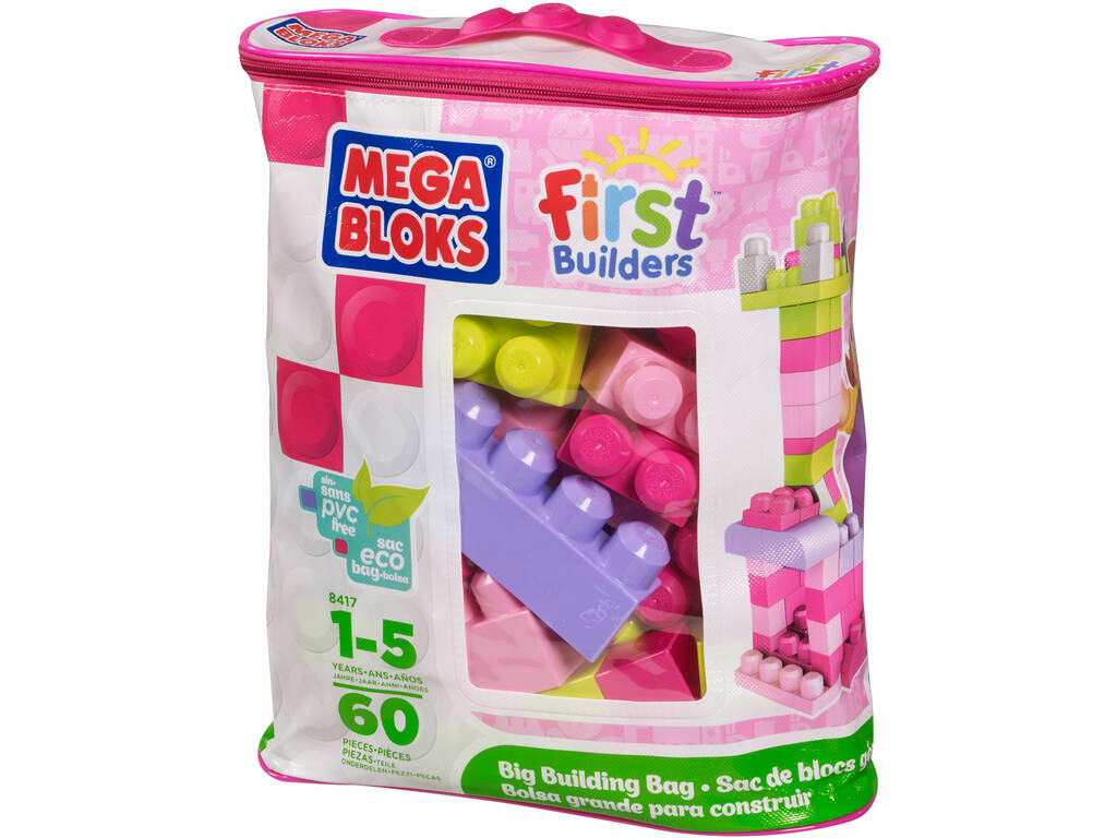 Mega Bloks bolsa 60 Rosa Mattel DCH54