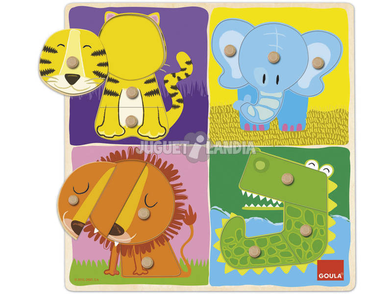 Puzzle animaux jungle 