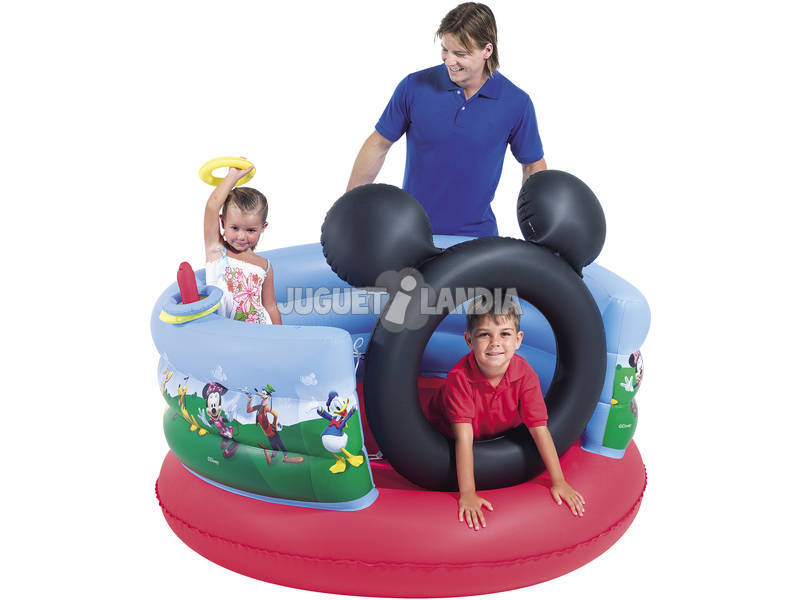 Trampoline Gonflable Mickey Mouse 152x130cm Bestway 91012B