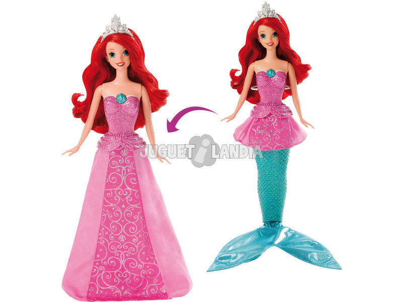 Princesas Disney Ariel transformacion mágica