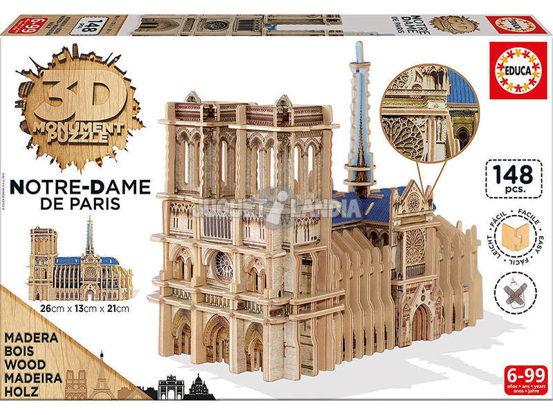 Puzzle 3D Monument Notre Dame De Paris