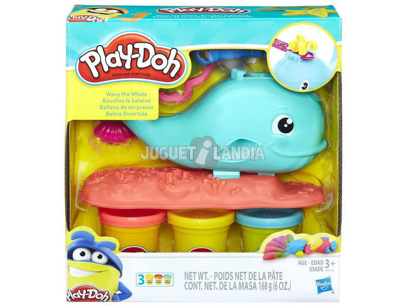 Baleia Play-Doh de surpresas Hasbro E0100