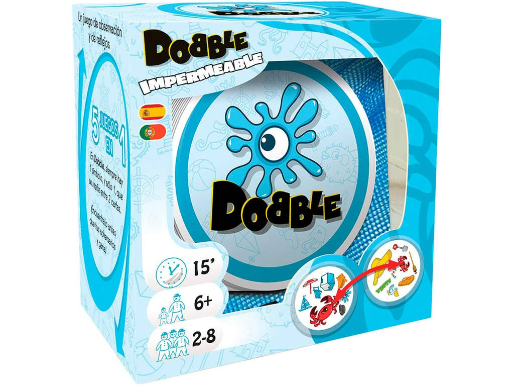 Dobble Impermeable Asmodee DOBBEAC015ES