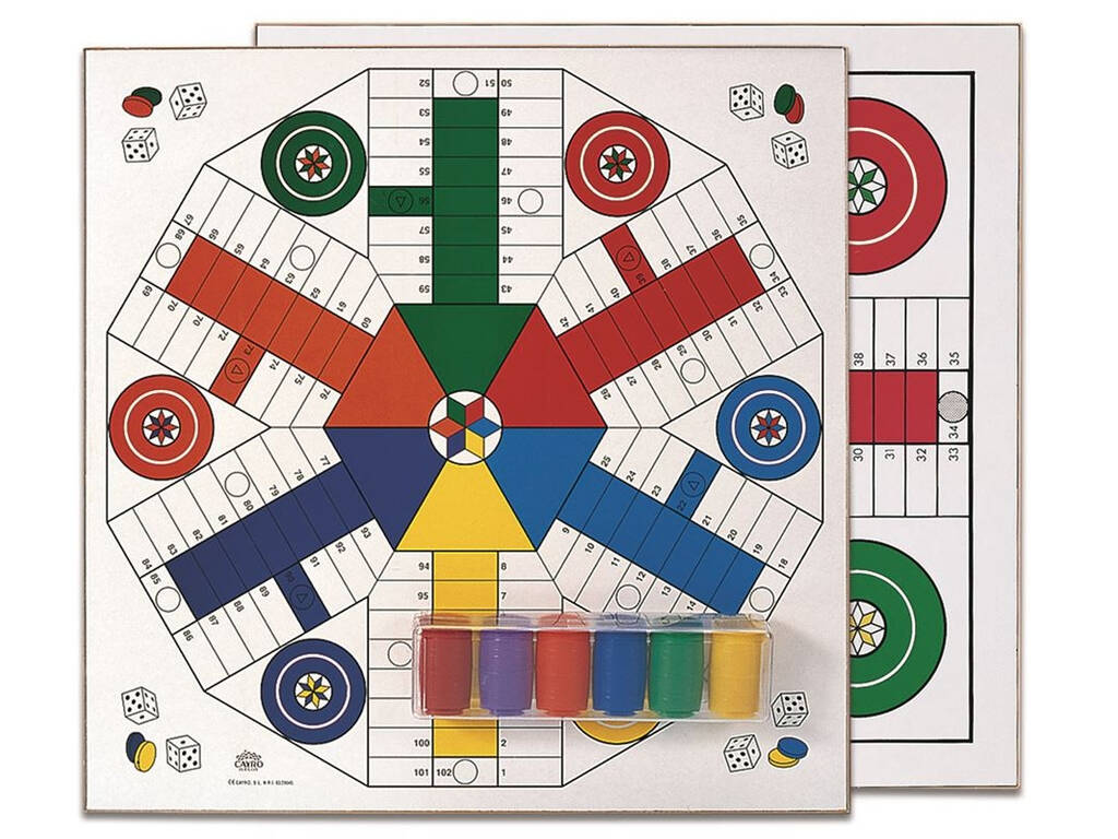 Jogo De Ludo Tabuleiro Estojo Com 2 Dados E 2 Copos