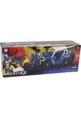 Pack Vehículo Rescue Squad con Figura y Accesorios