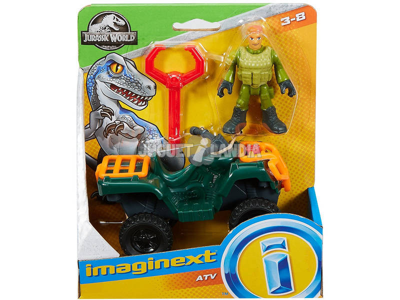 Jurassic World Imaginext Figura Basica Con Vehiculo Mattel Fmx92 Juguetilandia - roblox juguetes y figuras juguetilandia