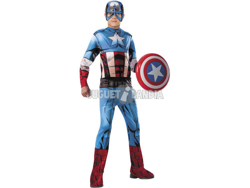 Disfraz Niño Capitán América Classic Talla M Rubies 620019-M