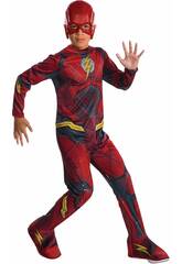 The Flash in Justice League Kostüm für Kinder Größe M. Rubies 630861-M