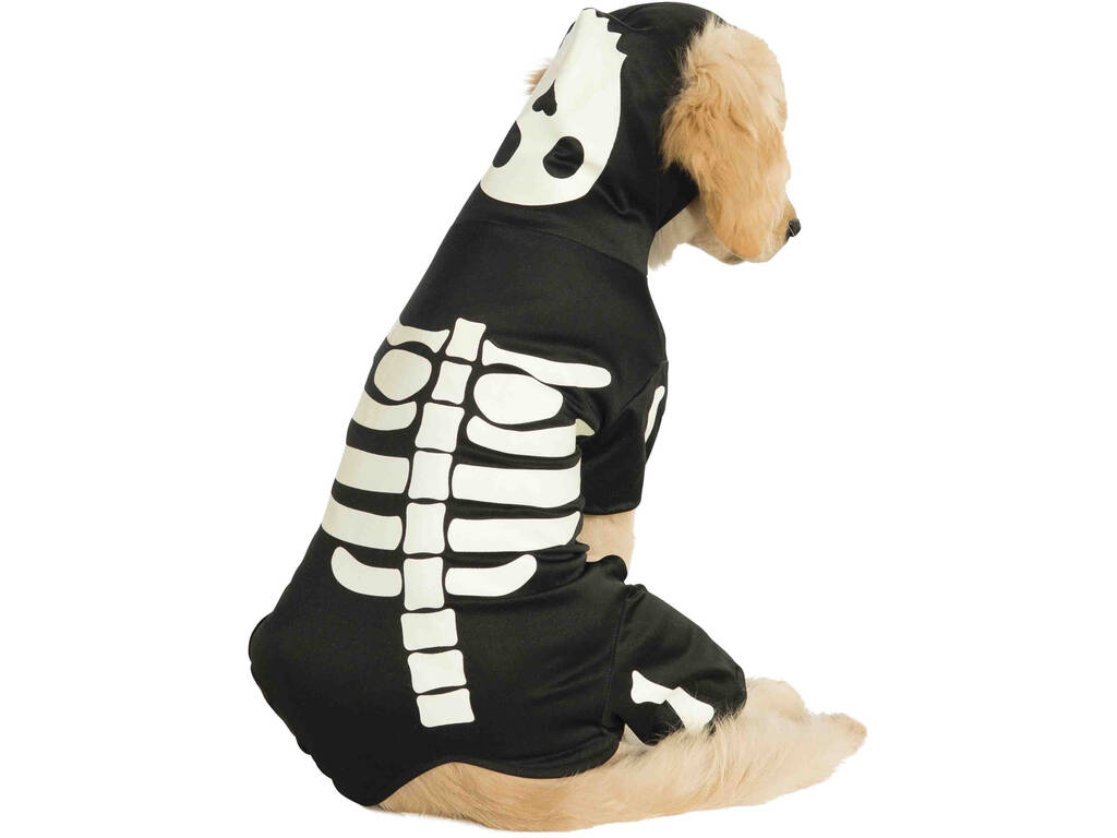 Disfraz Mascota Esqueleto Brilla En La Oscuridad Talla S Rubies 887825-S