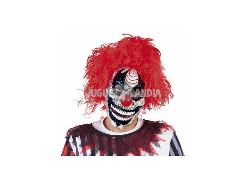 Maske gruseliger Clown mit bewegendem Kiefer Rubies S5145