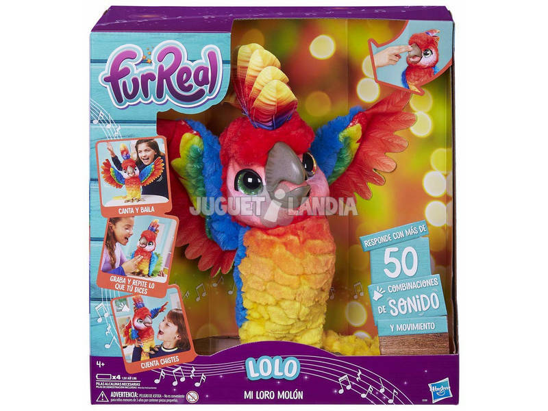 FRR Kuscheltier mein Lolo mein cooler Papagei Hasbro E0388105