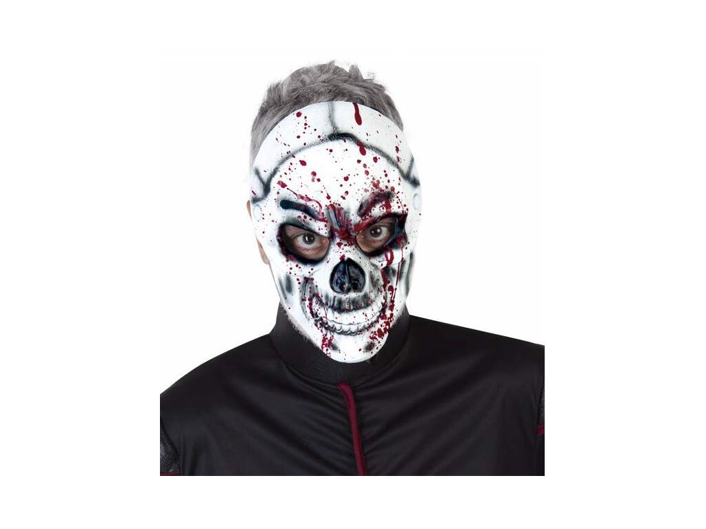 Maske für Erwachsene Blood Skull Rubies S5148