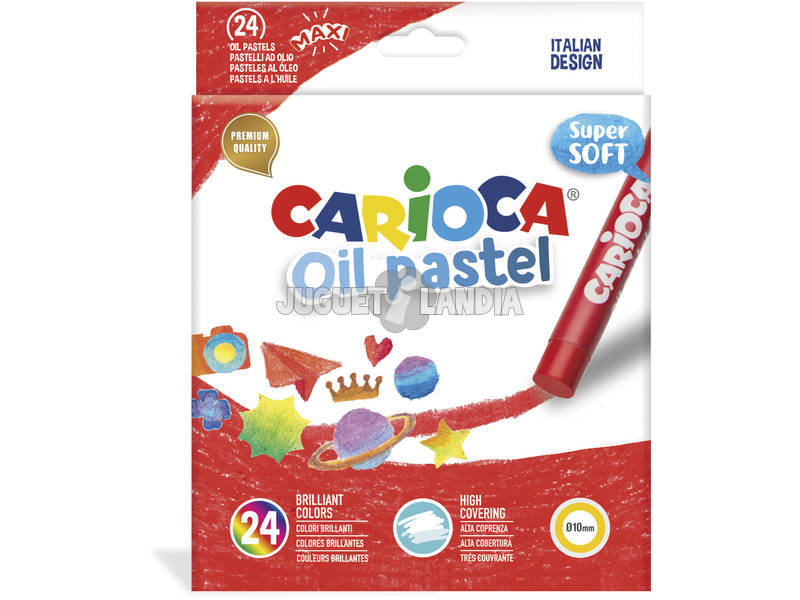 Oil Pastel 24 Unidades Carioca 43278