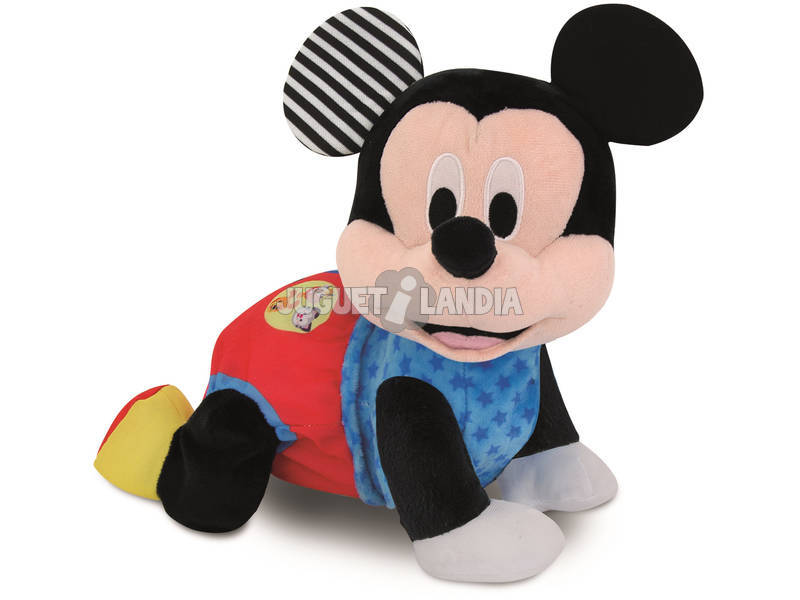 Peluche Baby Mickey qui rampe de Clementoni 55256