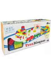 Comboio Elétrico Infantil com Blocos de Construção Pequetren 2002