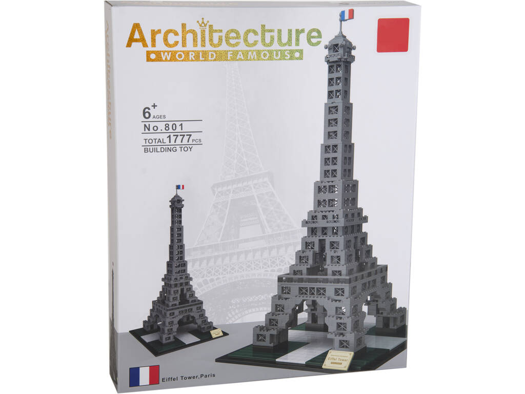 Bloques de Construcción Torre Eiffel 1777 Piezas