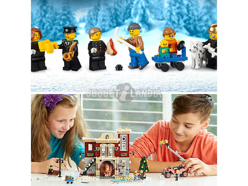 Lego Creator Expert Caserma dei pompieri del villaggio invernale 10263