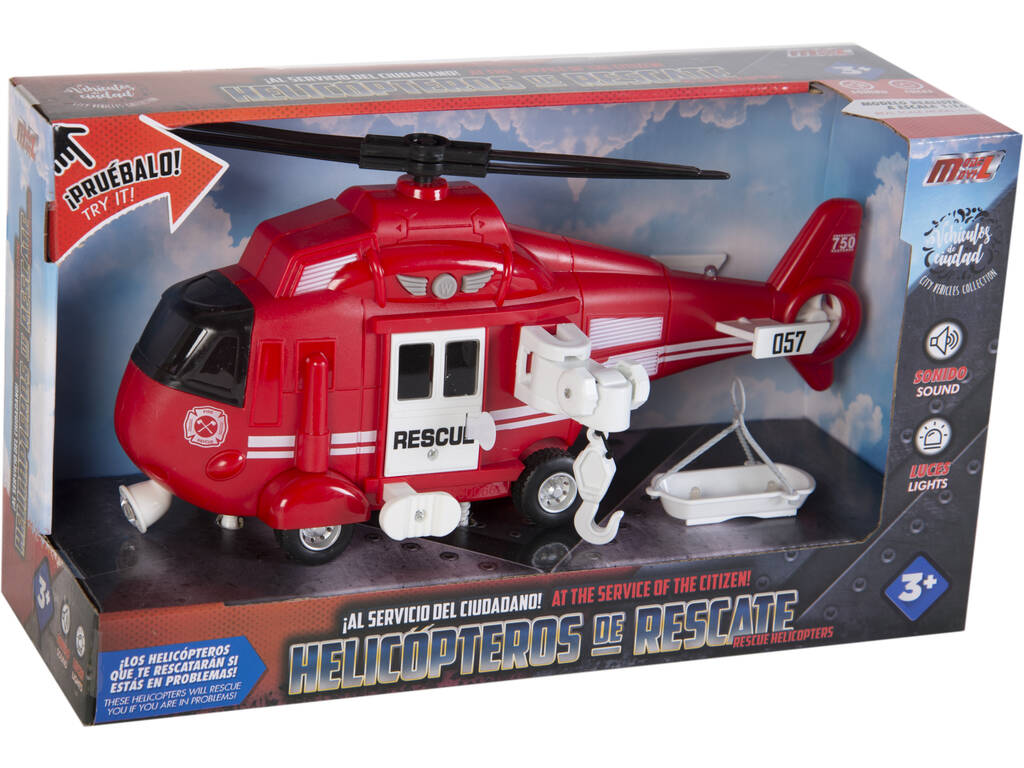 Hélicoptère de Pompier 27,5 cm.