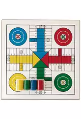 Gioco da Tavolo Tabellone Legno Parcheesi-Oca 40x40cm Cayro T138/A