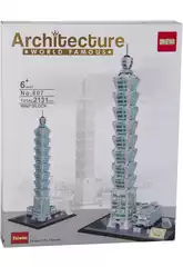 Blocos De Construção Taipei 101 2131 Peças