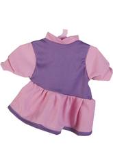 imagen Moda Bebé Muñecas 40 cm. Vestido Morado con Pantalón Flores