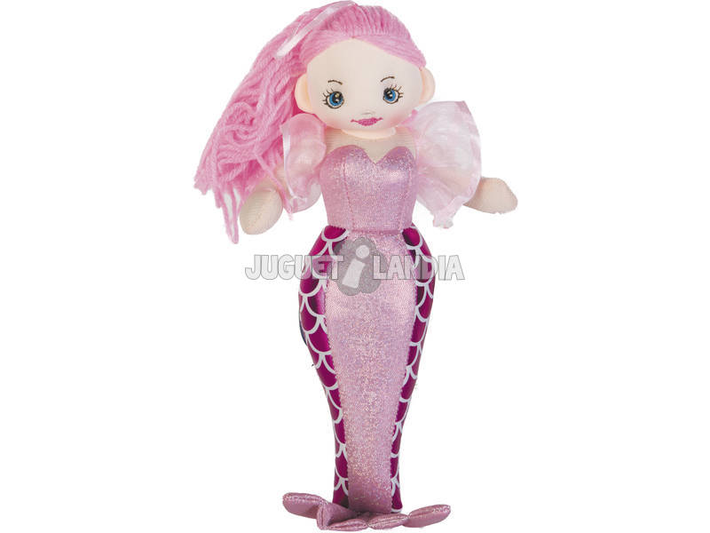 Sirena Rosa Bambola di pezza 50 cm