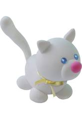 Molda o Teu Gatinho Bola de Neve com Pasta de Moldar