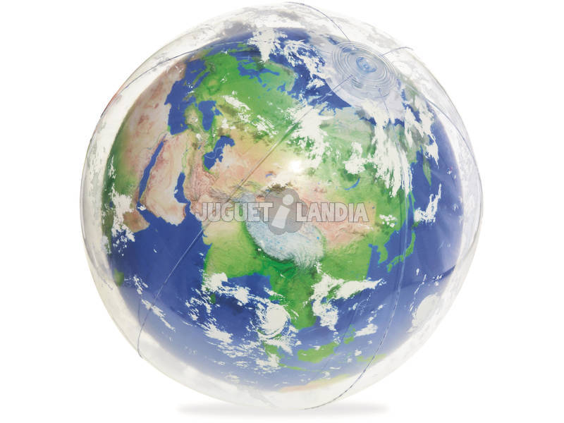 Ballon Gonflable 61 cm Globe Terrestre Lumière LED Bestway 31045