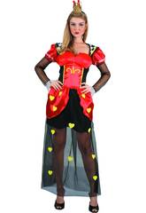 Disfraz Reina de Corazones Mujer Talla M