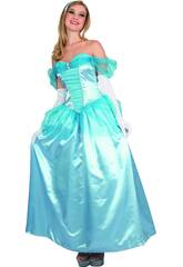Disfraz Princesa Azul Mujer Talla S