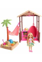 Barbie Chelsea y Su Cabaña De Playa Mattel FWV24