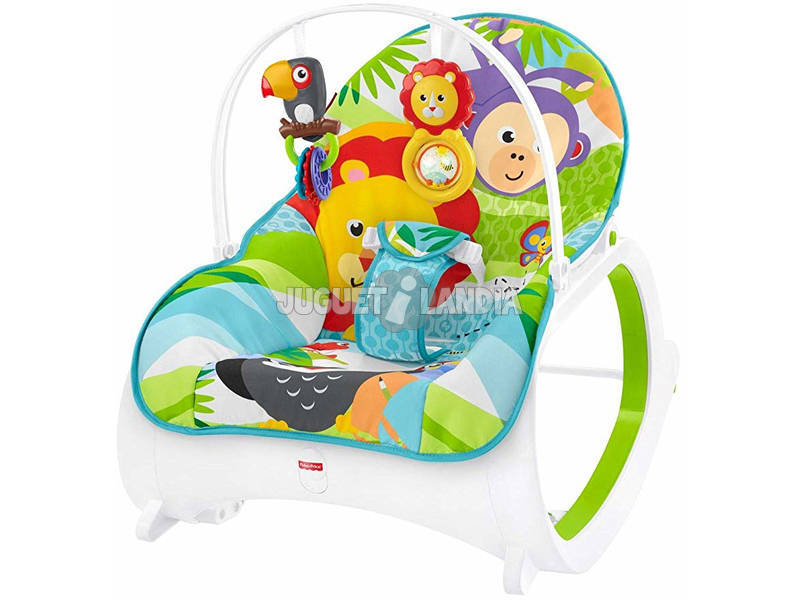  Fisher Price Cadeira de Descanso Cresce Comigo Safari Mattel FML56