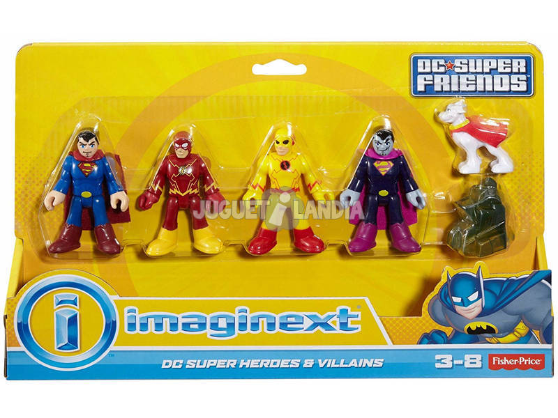 Imaginext Figure DC Comics Supereroi e Cattivi Mattel CMX23