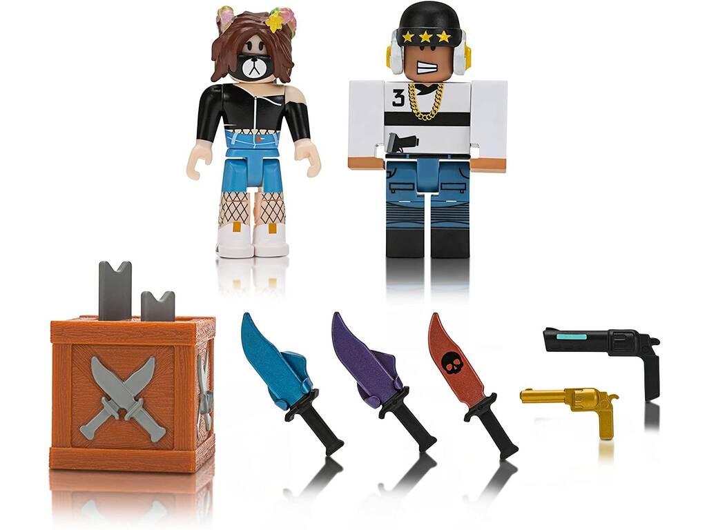 Roblox Game Pack 2 Figuras Con Accesorios Juguetilandia - figura roblox game pack figuras y juguetes