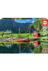 Puzzle 1.500 Barco Vikingo Educa 18006