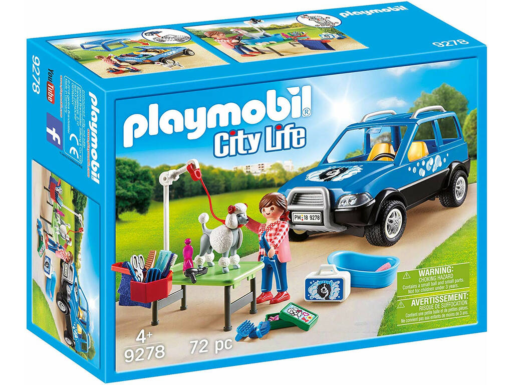 Playmobil Coche Lavandería de Perros 9278