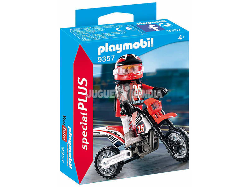  Playmobil Piloto de Motocross 9357