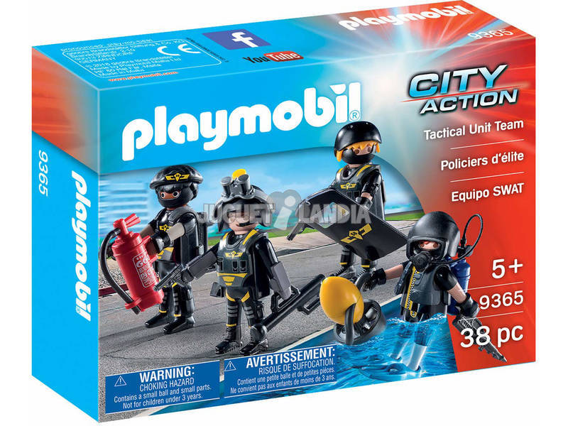 Playmobil City Action Squadra d'assalto della Polizia 9365