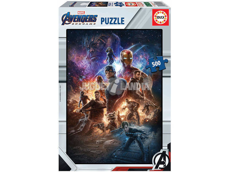 Puzzle 500 Avengers(Vingadores) Endgame Educa 17989